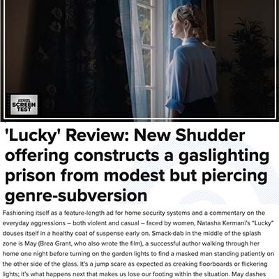 'Lucky' Review: New Shudder offering constructs a gaslighting prison from modest but piercing genre-subversion